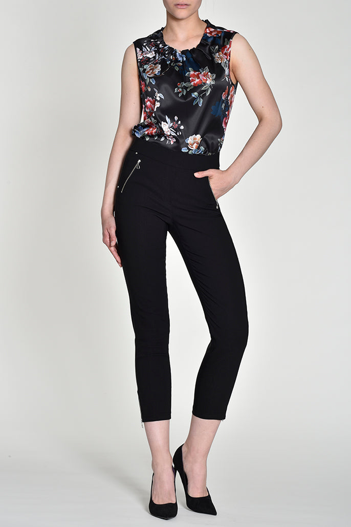 Robell - High Rise 7/8 Legged Trousers - 52490W3