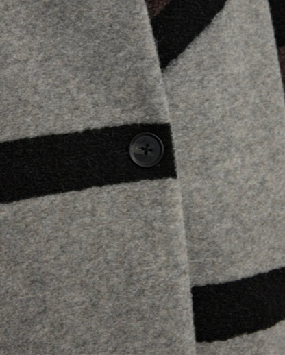 Freequent - Coat with Jacquard Pattern - 204813