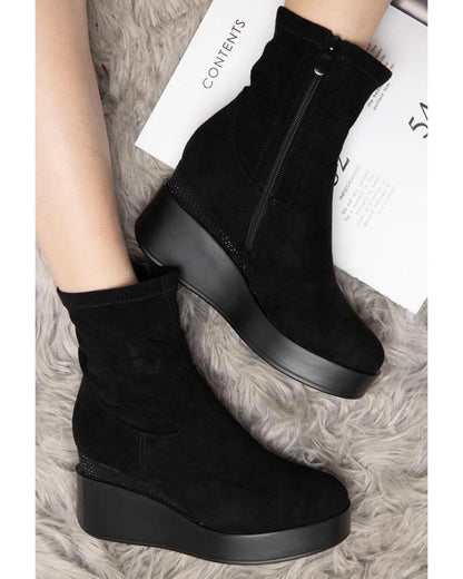 Lipstick - wedge Ankle Boot - lh68 W4