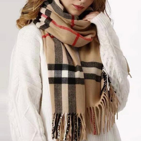 DRB - Cashmere Feel Scarf - Check