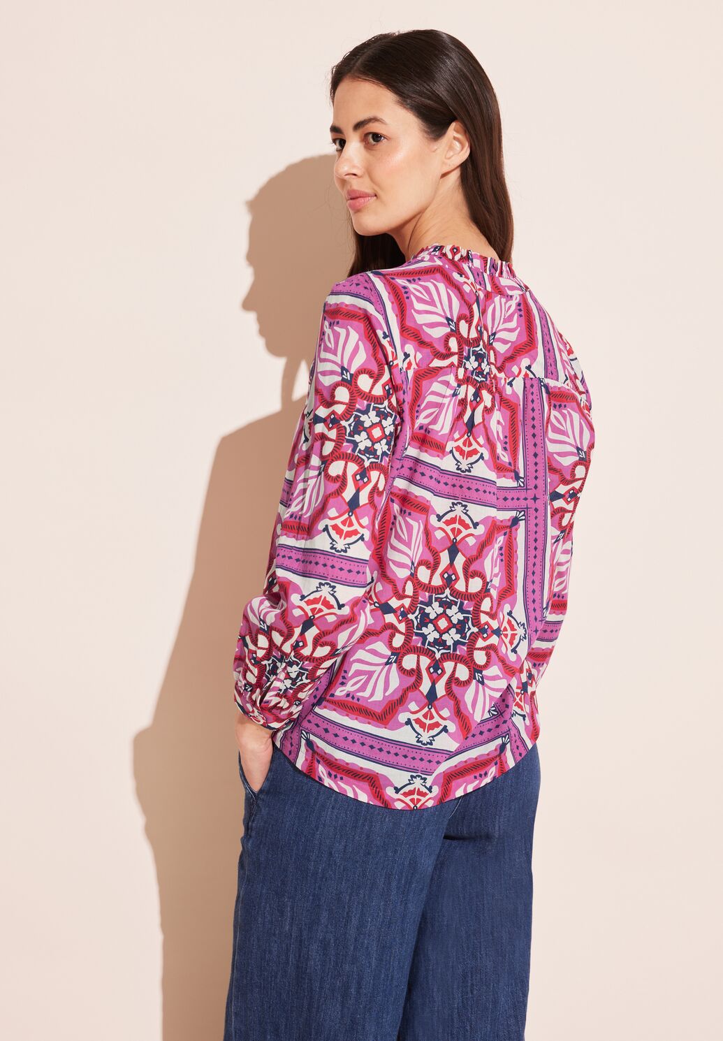 Street One - Printed Tunic Blouse - 344657