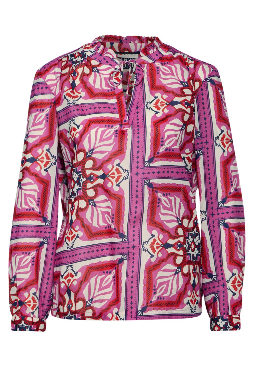 Street One - Printed Tunic Blouse - 344657