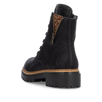 Rieker - Boot with Leopard Detail - 72617