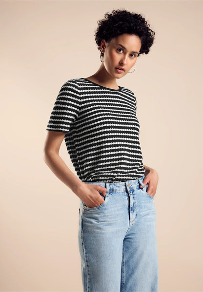 Street One - Knit Look Shirt - 321782