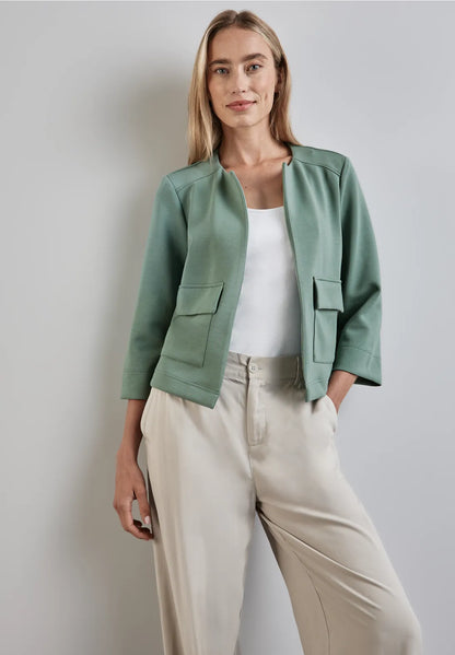 Street One - Silk Look Open Jacket - 321942