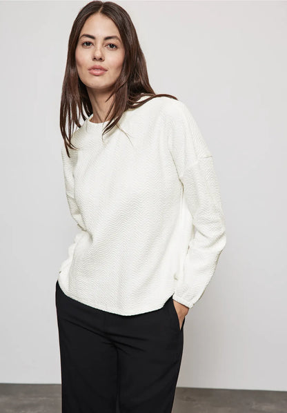 Street One - Turtle Neck Structured Shirt - 322110