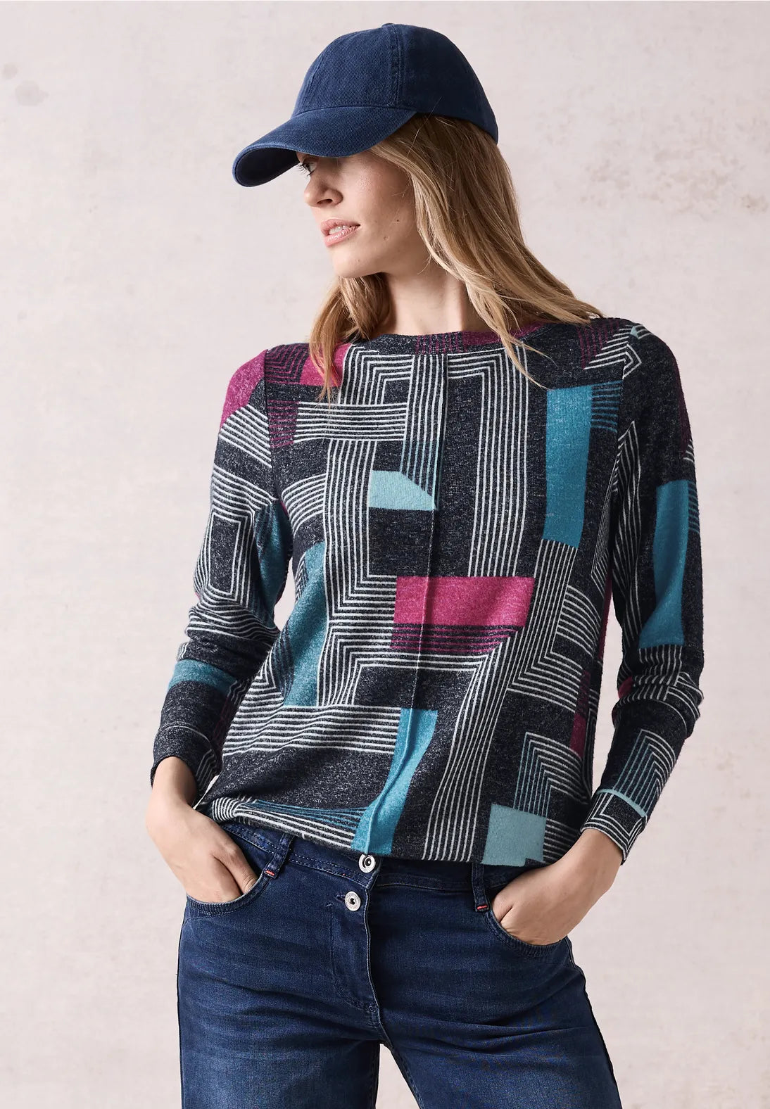 Cecil - Cosy Multicoloured Shirt - 322085