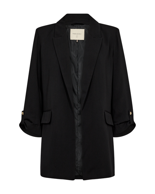 Freequent - Blazer with Turn Up Sleeve - 204724