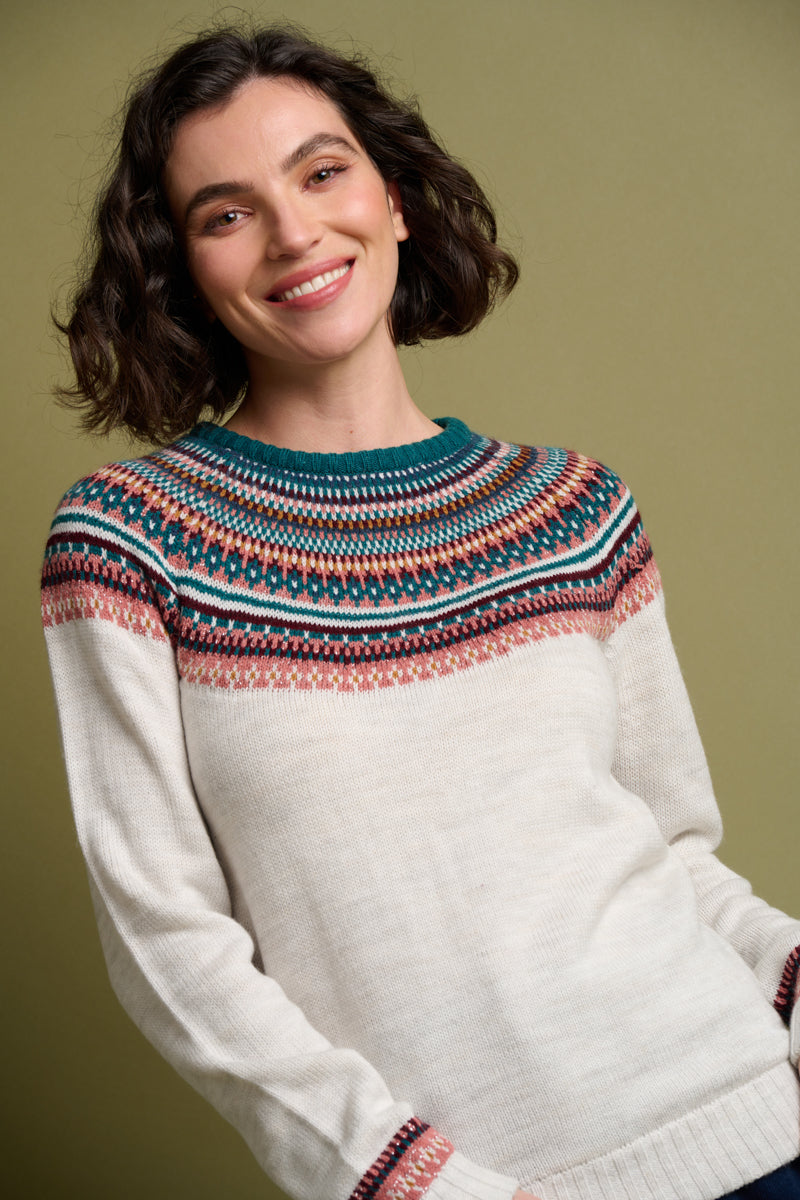 Brakeburn - Fair Isle Sparkle Knit Jumper - 10922