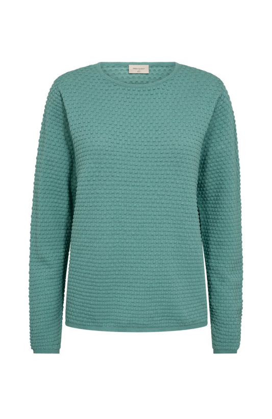 Freequent - Dot Patterend Round Neck jumper  - 124384w24