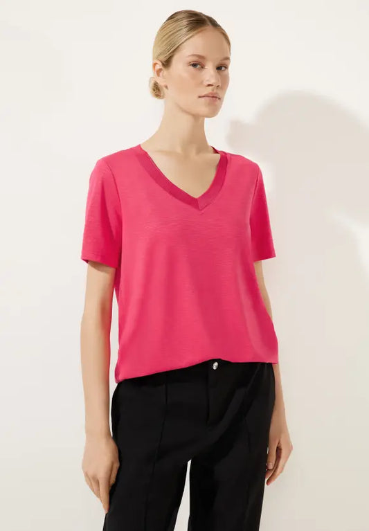 Street One - Top with Rib Collar - 320349