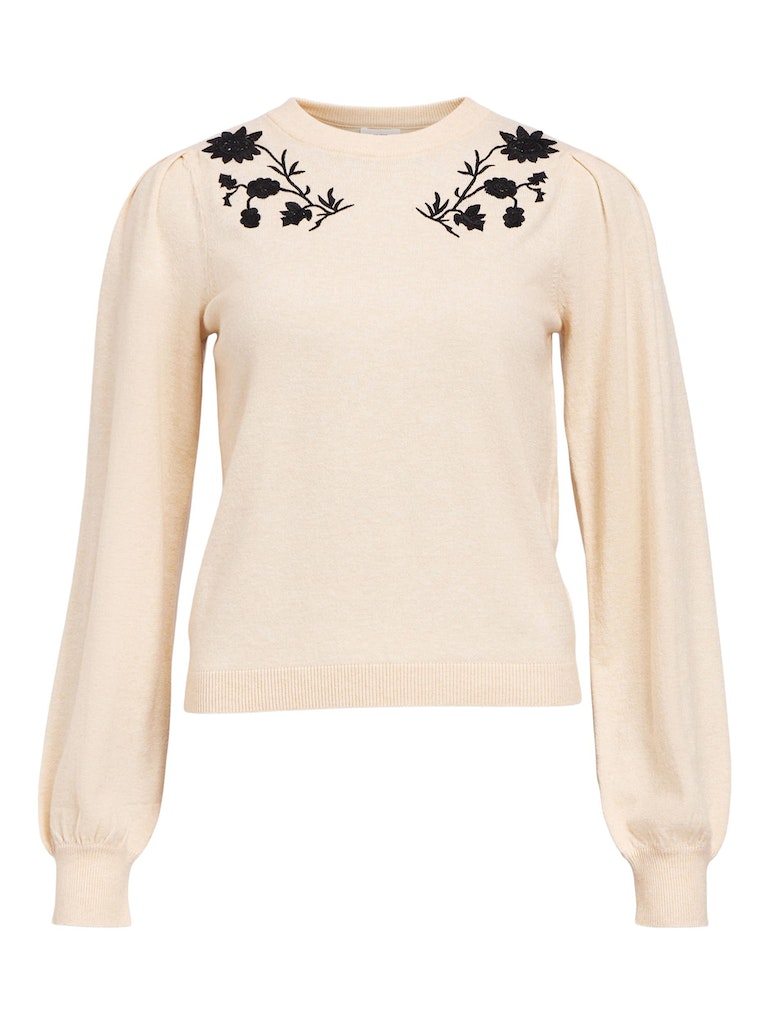 Object - Thess Longsleeved Knit Embroidered Pullover - 23044822