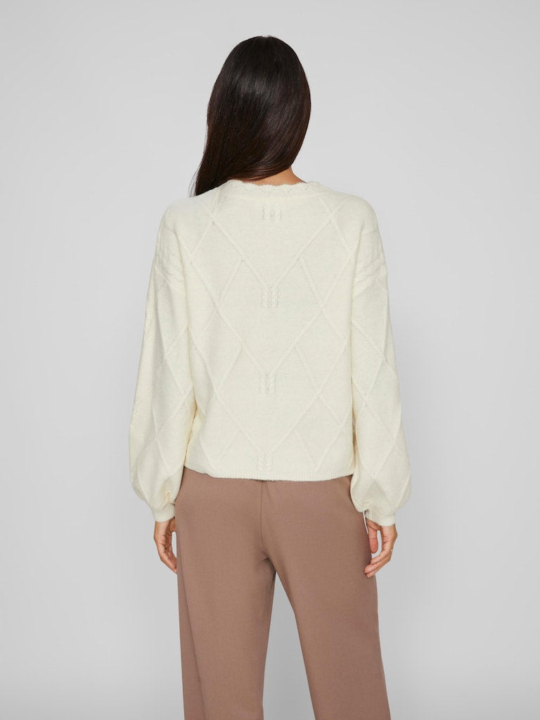 Vila - Saka Longsleeved Detailed Knit - 14092413