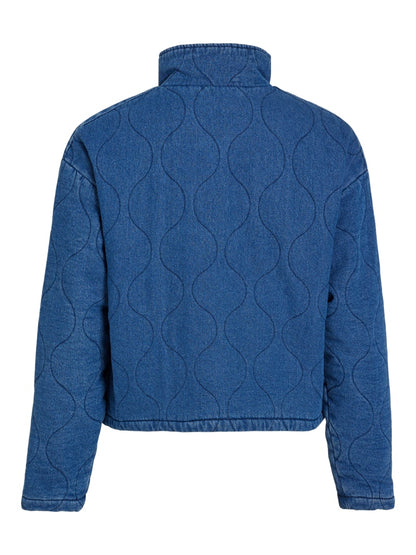 Vila - Ambella Quilted Denim Jacket - 14097865