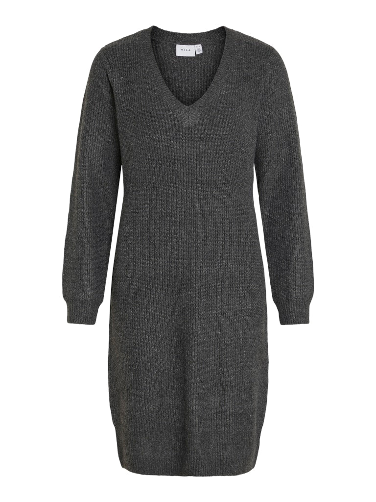 Vila - Kimmis V-Neck Knit Dress - 14099004