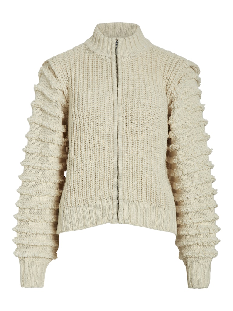 Vila - Elada High Neck Knit Cardigan - 14099046