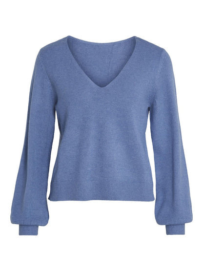 Vila - V-Neck Knit Top - 14084174