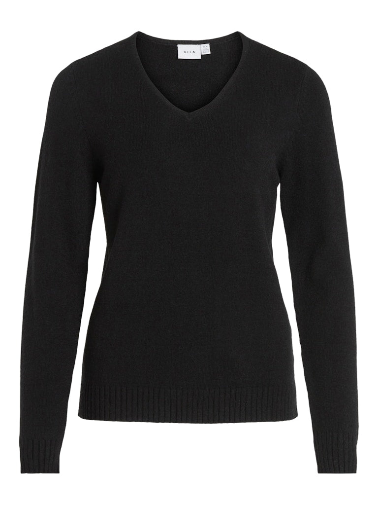 Vila - V-Neck Knit Tops - 14042769w4