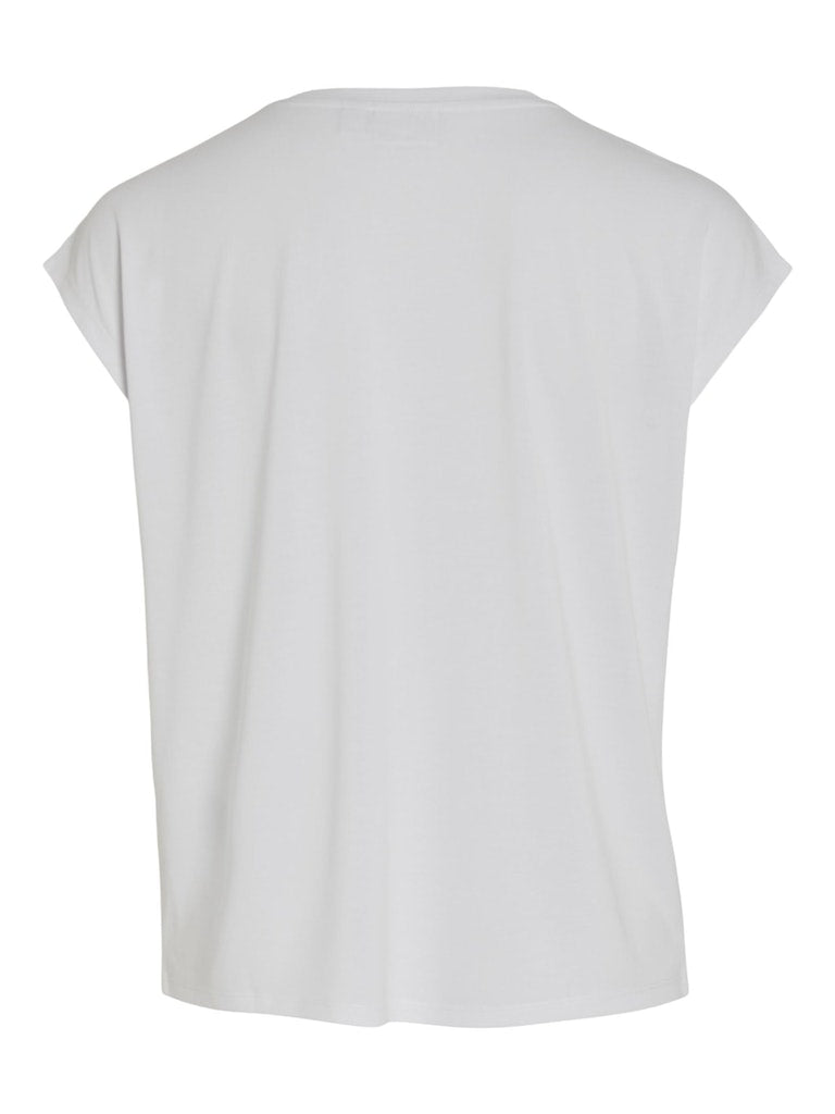 Vila - Modala V-Neck Tops - 14074847w4