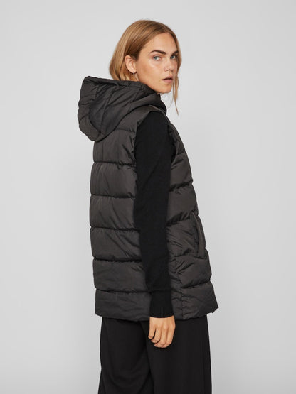 Vila - Sleeveless Puffer Vest Jacket - 14080408w