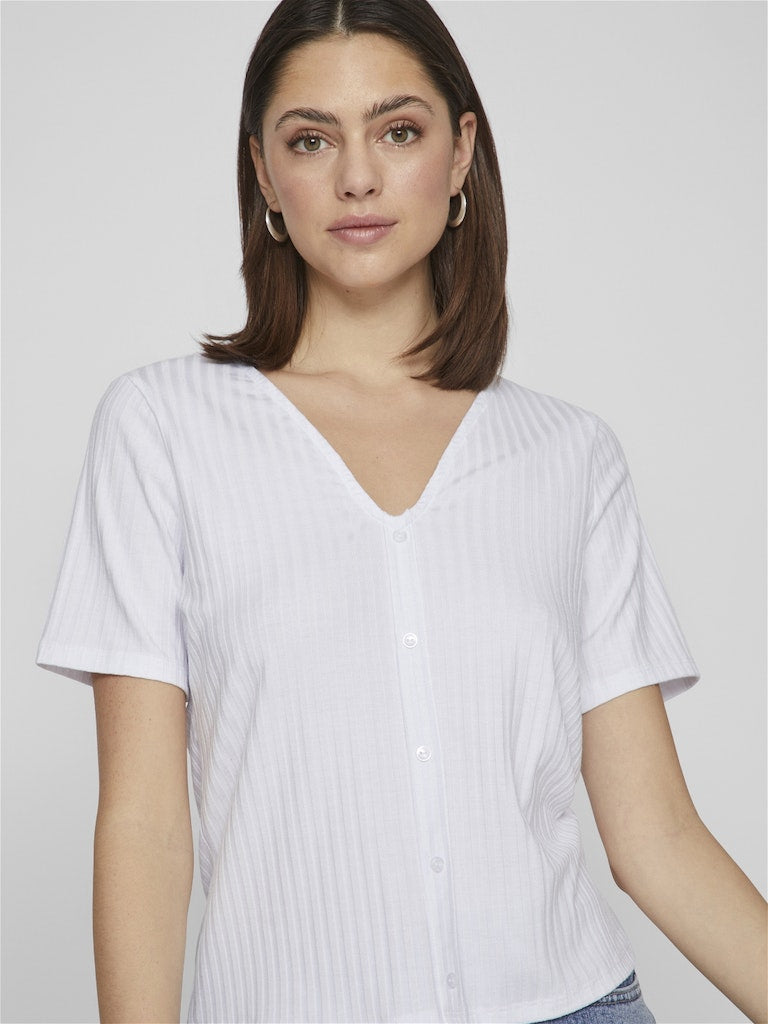 Vila - Shortsleeved Top - 14089282