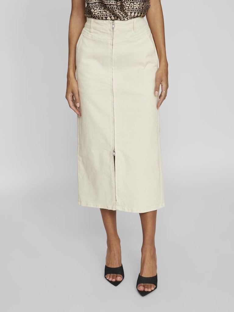 Vila - Hedea High-waist Midi Skirt - 14102312