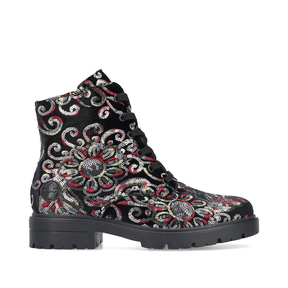 Rieker - Swirl Design Ankle Boot - Z2841