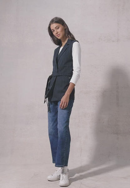 Cecil - Blazer-Vest Pinstripe - 220253