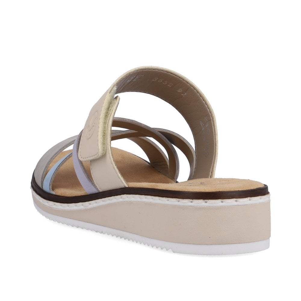 Rieker - Metallic Hook and Loop Sandal - V3652S4