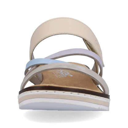 Rieker - Metallic Hook and Loop Sandal - V3652S4