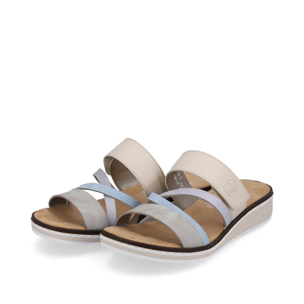 Rieker - Metallic Hook and Loop Sandal - V3652S4