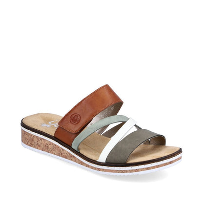 Rieker - Metallic Hook and Loop Sandal - V3652S4