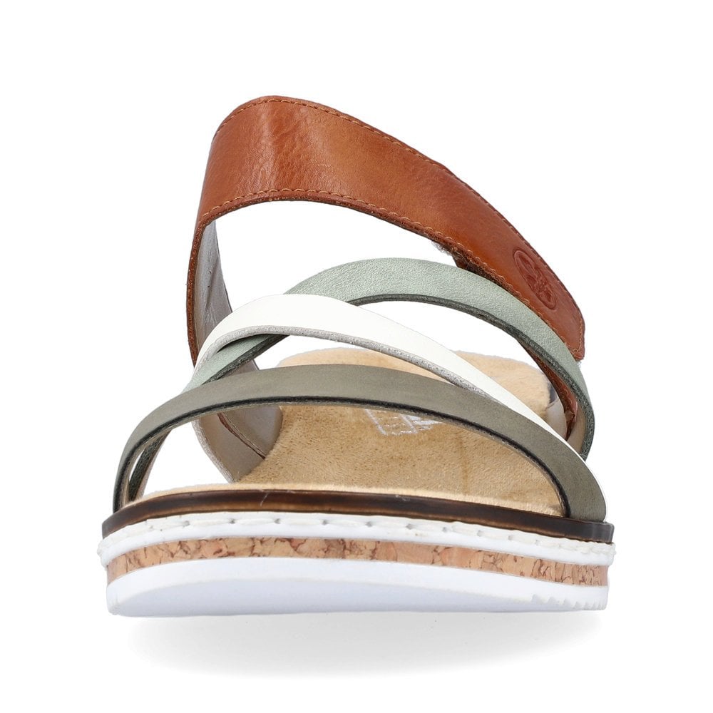 Rieker - Metallic Hook and Loop Sandal - V3652S4