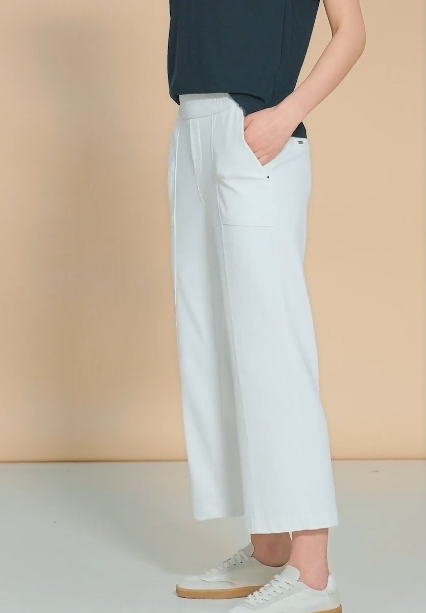 Street One - High-waist Straight Leg Trousers - 377723