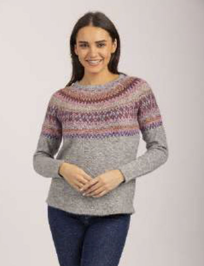 Mudflower - Fiarisle and Lurex Jumper - 950