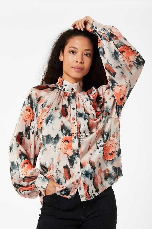 Zibi London - Pinko Floral Print Shirt - 6010101